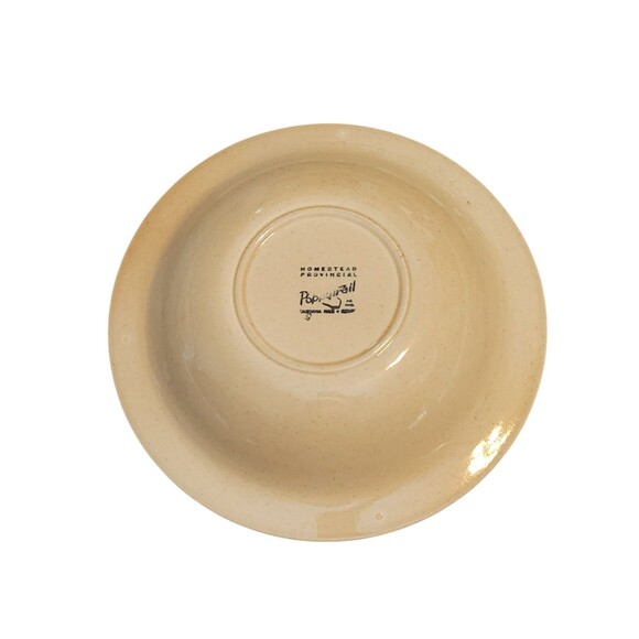 Metlox Poppytrail Provincial Homestead Serving Bowl #5 - Picture 2 of 5